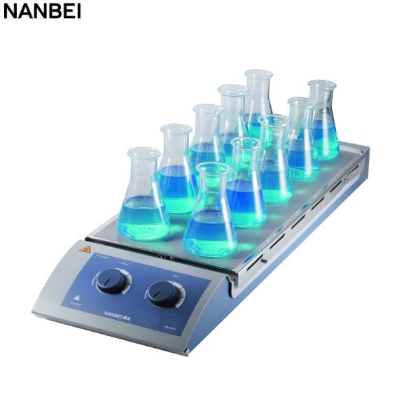 Quality 10 Channel Heated Magnetic Stirrer Laboratory Instrument 1100rpm wholesale