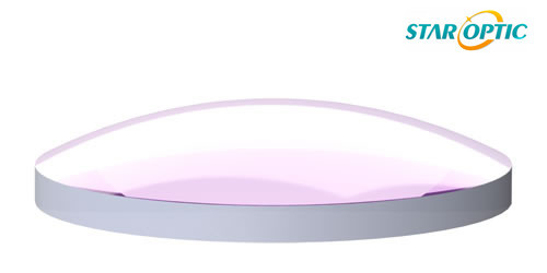 Anti-reflective Coating Cylindrical Glass Lens Clear Aperture Exceeding 90