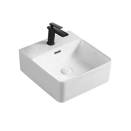 Quality Solid Surface Ceramic Basin Sink Counter Top Washbasin for Bathroom Cloakroom wholesale