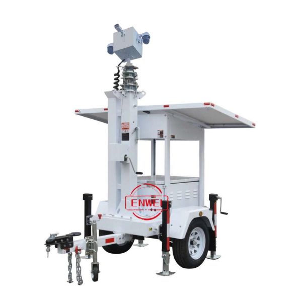 Quality Rapid Deployment Solar Security Trailer With For Construction Sites wholesale