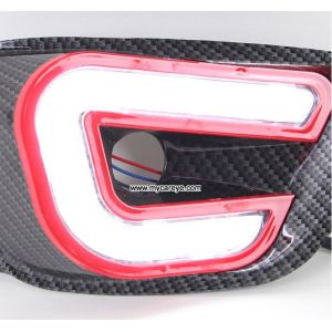 Jeep Compass DRL LED daylight driving Lights turn signal indicators