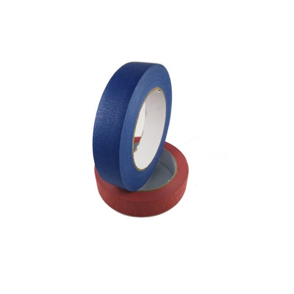 1 Inch Exterior Low Tack Colored Masking Tape For Painting And Car Masking