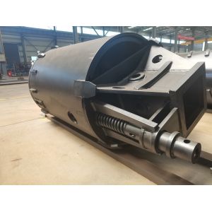 Construction Machinery Parts Rotary Rig Tools Drilling Bucket With Bullet Teeth