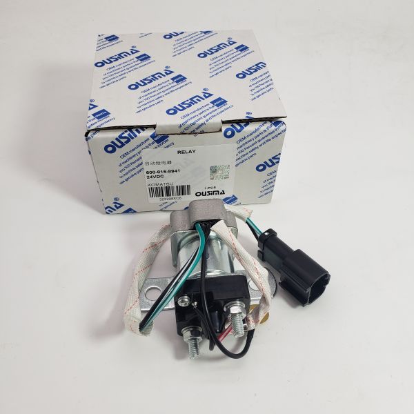 Starting Relay Engine Kill Switch 600-815-8941 24VDC For KOMATSU PC200-8 PC200-6 PC160-7