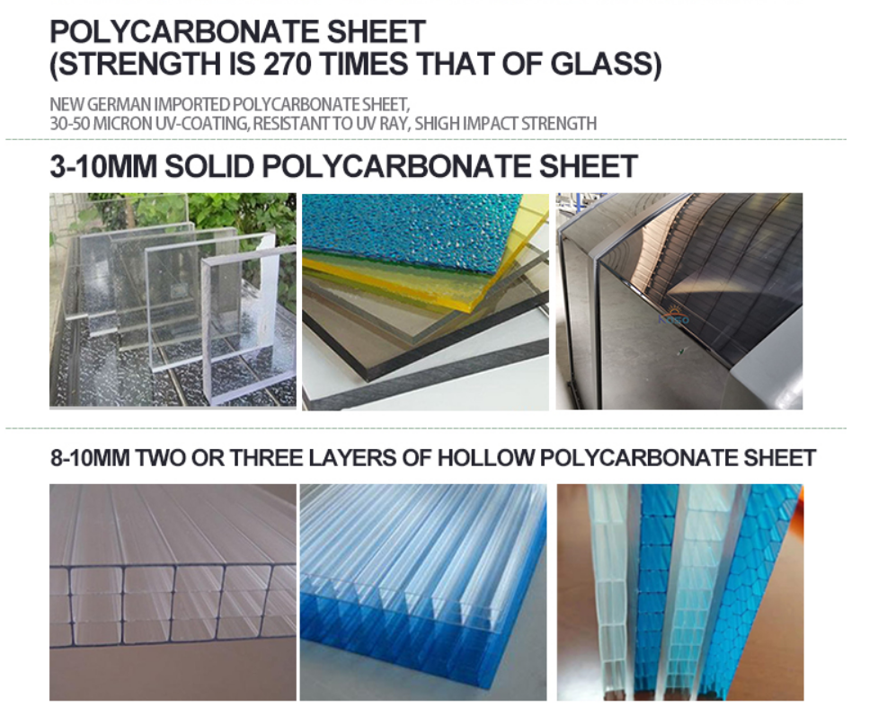 Arc Garden Glass Roof Sunroom Free Standing Prefab 6065 T5 EPDM