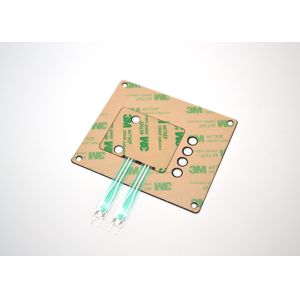 Two Circuit And Metal Dome Tactile Membrane Switch For Washing Machine