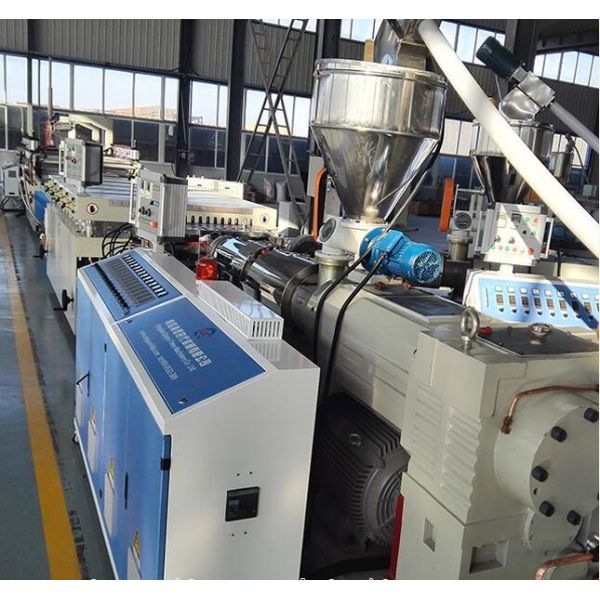 Wood Plastic Composite Extrusion Line With Twin Screw Extruder , WPC Foam Board