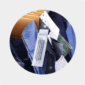 Shop Labels 58kHz EAS Am Soft Label for Clothes label in woven pocket