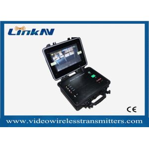 1-Channel Portable COFDM Video Receiver HDMI CVBS AES256 Enryption 2-8MHz Low