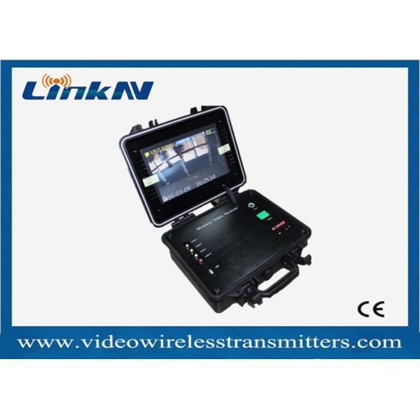 1-Channel Portable COFDM Video Receiver HDMI CVBS AES256 Enryption 2-8MHz Low