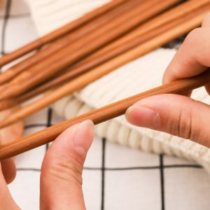 Sweater Bamboo Circular Knitting Needles Crochet Hook Smooth Double Pointed