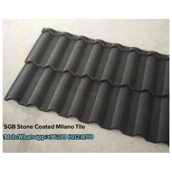 San-gobuild Storm Resistance 0.4 mm Milano Tile Zinc Aluminum Corrugated Roofing Sheet for Nigeria