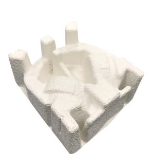 Biodegradable Compostable Recycled Paper Tray White Moulded Molded Pulp