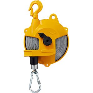 Yellow Retractable Spring Balancer 160kg Capacity For Lifting Equipment
