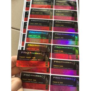Customized Design Pro Pharma 10ml Oil Bottles Labels For Test Pro