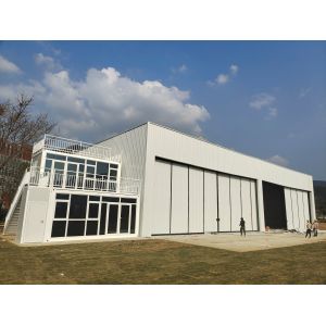 Cheap Durable And Low Maintenance Light Steel Structure Building For Long Term Hangar for sale