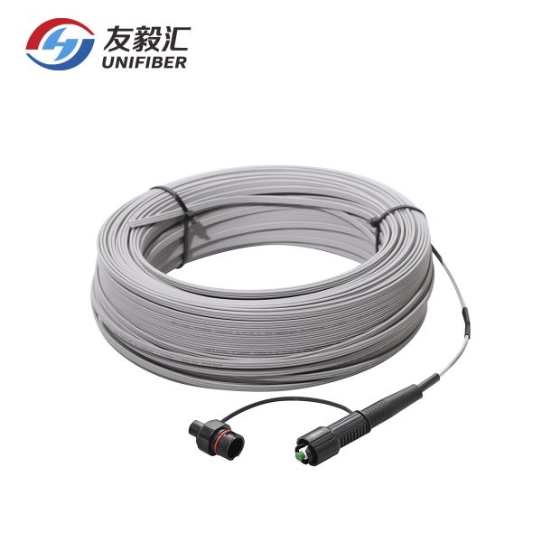 1 Core G657A1 Drop Cable Pigtails With SC APC Connector