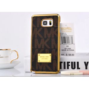 MK leather PC hard Case For iPhone 4 5s 6s plus SAMSUNG galaxy S6 S7 NOTE 3