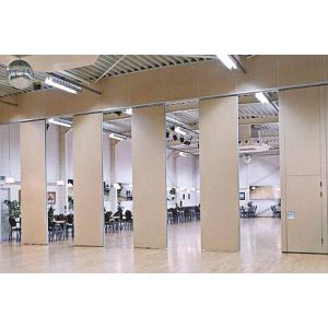 Ceiling Soundproof Movable Office Partition Wall / Sliding Folding Partitions