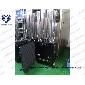 Cheap Waterproof High Power Military Manpack VIP Protection Defence Anti UAV Drone Jammer for sale