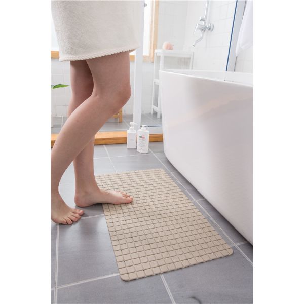 Quality Safety Massage Non Slip Pvc Bath Mat Printed  Non Slip Suction Backing Bath Mat wholesale