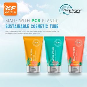 China 50ml PRC plastic Cosmetic Tube Package for Body Lotion with flip caps for facial cleanser and hand cream tube on sale