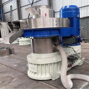 Grease Pump Biomass Pellet Machine 1.5-2t/H Rice Husk Briquette Making Machine