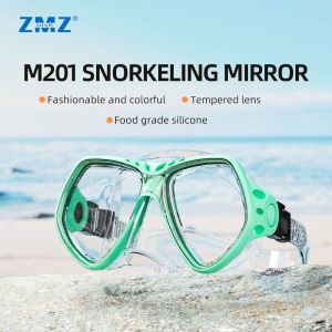Men'S Scuba Goggles And Snorkel Diving Mask Custom Color