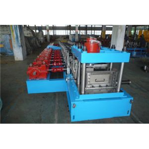 Cheap 5mm Thickness Cold Roll Forming Machine For Guard Rail Post Gear Box Driving for sale