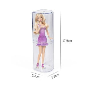 Custom transparent plastic clear PS display box for toy package box