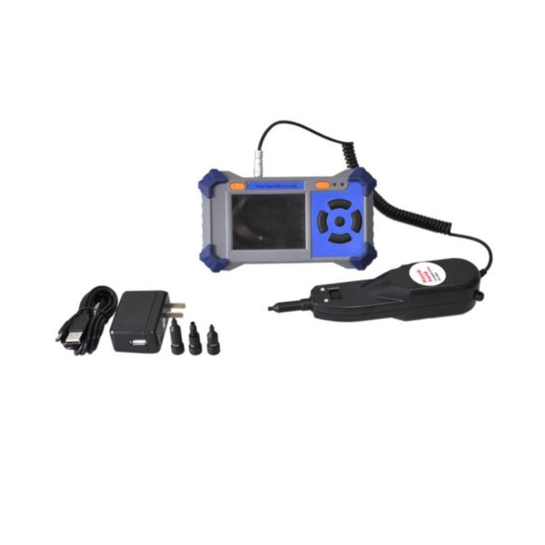 Portable Handheld Video Microscope 200g For Fiber Optic Connector / Face