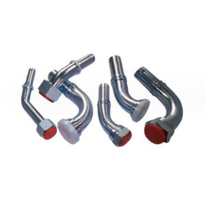 Female 90 Degree SAE Flange 6000 Psi High Pressure Adapter Fitting for Energy