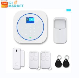 Cheap Glomarket Smart Alarm Sensor Two Way Audio Sensor Tuya WiFi GSM Home Alarm Security System for sale