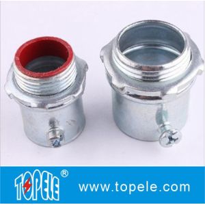 Steel Material EMT Conduit And Fittings EMT Compression Insulated Connector