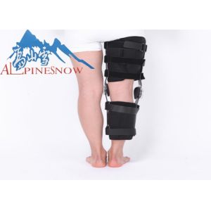 Medical Post-op Knee Support / Orthopedic Angle Adjustable Rom Neoprene Hinged