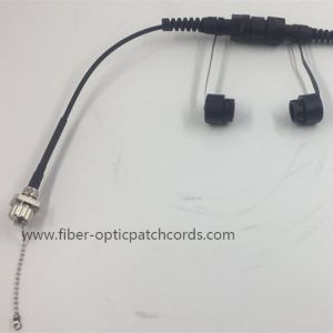 Fiber Optic Cable Patch Cord Duplex CPRI Socket / Plug ODC To ODVA DLC 2 Cores