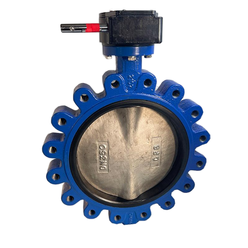 Lug type manual butterfly valve turbine lug butterfly valve lockable ductile