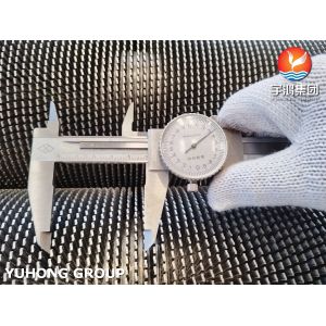 ASTM A312 TP316L Helical Spiral Serrated Finned Tube With SS316L Fins For Heat
