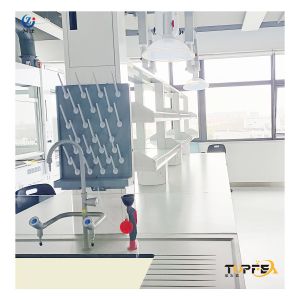 White Ceramic Lab Bench Top Wear Resistant Rectangle Chemistry Countertops