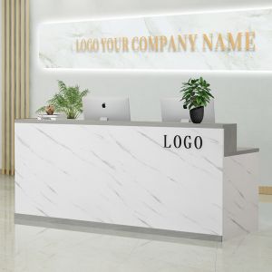 Stylistic Reception Room Table for Beauty Salon and Retail Checkout Counter