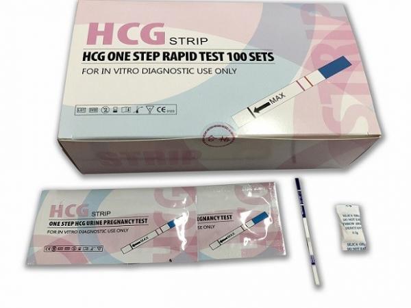 Quality Early Response HCG Pregnancy Test Kits Strip Format With 2.5mm 3.0mm Width wholesale