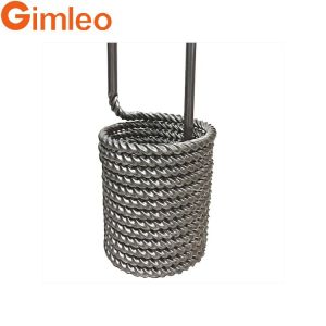 Lightweight Twisted Titanium Tube Coil , Durable Titanium Heat Exchanger Coil