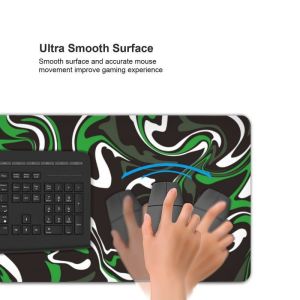 Custom Waterproof 40x90 Strata Liquid Printing Mousepad for Computer Accessories