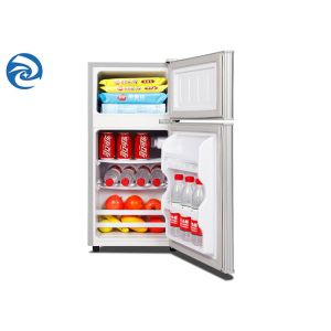 Double Door Level 1 Retro Mini Fridges 220V Direct Cooling