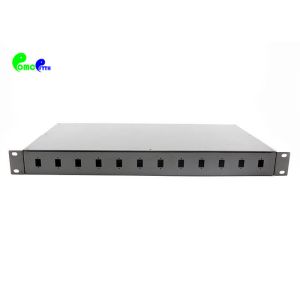 Reasonable Layout 1U ODF Patch Panel Rack Mounted 1.2mm Cold Rolled Steel
