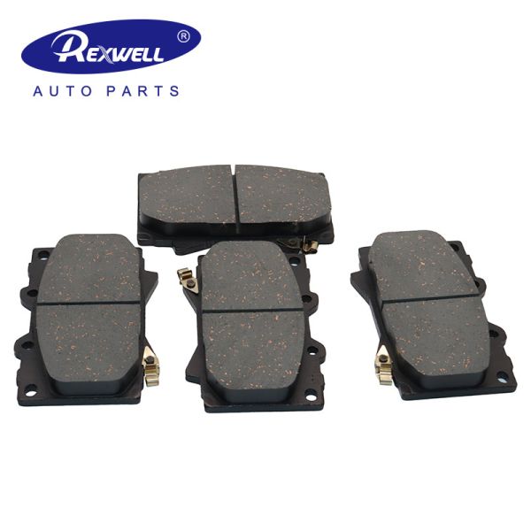 Quality 04465-YZZF6 Toyota Genuine & Aftermarket Ceramic Semi-Metal Front Disc Brake Pad Kit For LAND CRUISER HILUX Pickup 4x4 2001-2005 wholesale