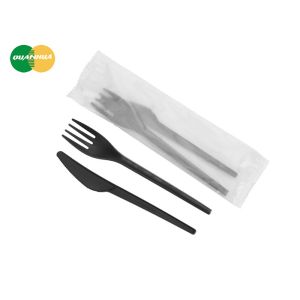 Biodegradable CPLA Cutlery Kit Disposable Eco Friendly Compostable