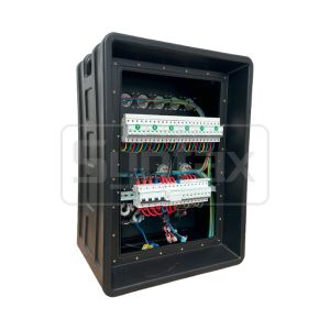 Syntax MD4 Three Phase 125A Waterproof Power Distro Box With Schneider Breakers