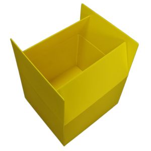 Foldable Plastic Corrugated Box Stackable Lightweight Plastic Hollow Board Box