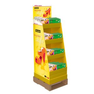Matte Coating Portable Cardboard Exhibition Stands For Promotions